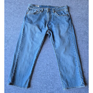 Levi's Women's Jeans Mid Rise Cropped Medium Wash Size 32x20